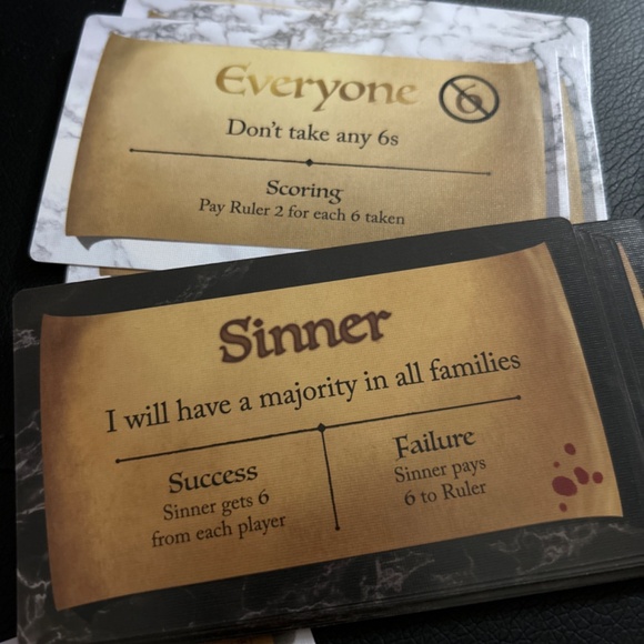 Indulgence Card Game Restoration Game Version Dragonmaster Out of Print 2017 - Picture 5 of 9